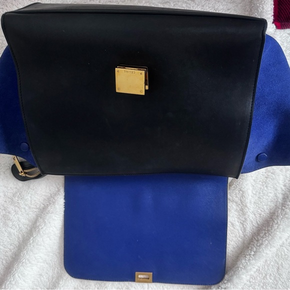 Celine Tan and Black Travel Bag - Picture 4 of 5